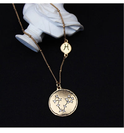 Colgante Dorado de los 12 Signos del Zodiaco - Image 11