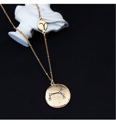 Colgante Dorado de los 12 Signos del Zodiaco - Image 12
