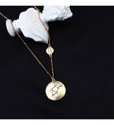 Colgante Dorado de los 12 Signos del Zodiaco - Image 18