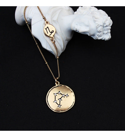 Colgante Dorado de los 12 Signos del Zodiaco - Image 24