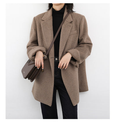 Blazer de Lana para Mujer con Hombros Anchos - Image 15
