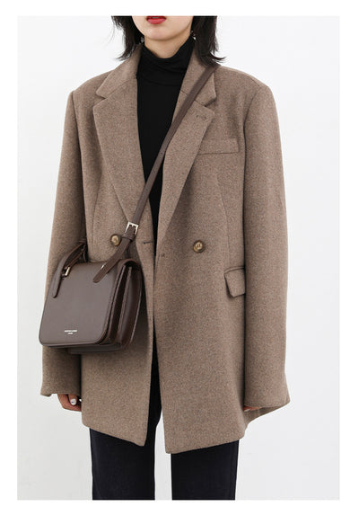Blazer de Lana para Mujer con Hombros Anchos - Image 16