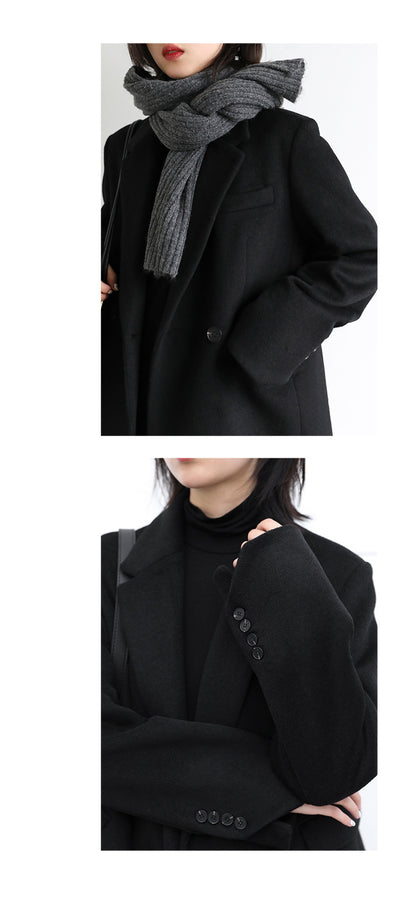 Blazer de Lana para Mujer con Hombros Anchos - Image 26
