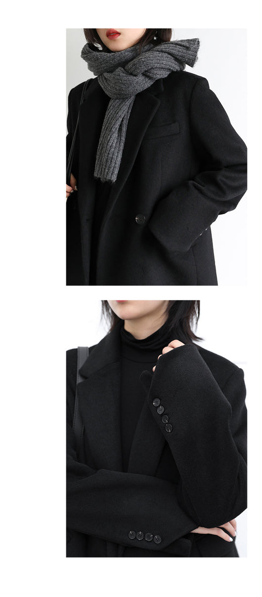Blazer de Lana para Mujer con Hombros Anchos - Image 26