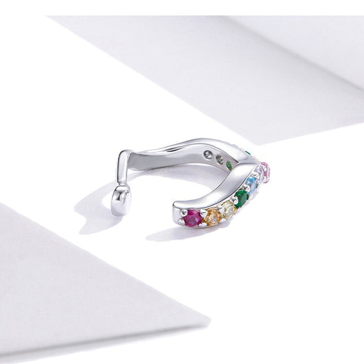 Aretes de Plata con Circonita Brillante para Mujer - Image 9
