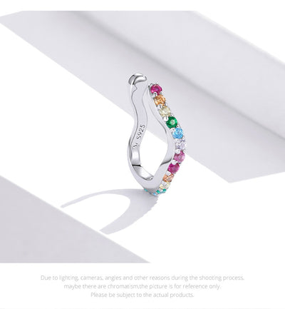 Aretes de Plata con Circonita Brillante para Mujer - Image 10