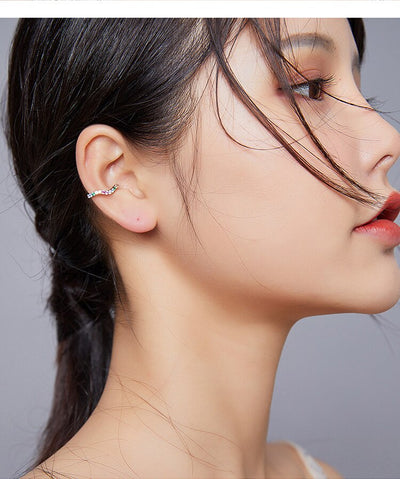 Aretes de Plata con Circonita Brillante para Mujer - Image 11