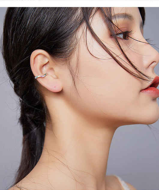 Aretes de Plata con Circonita Brillante para Mujer - Image 11