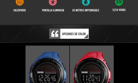 Reloj Solar Inteligente con Tecnología Electrónica - Image 5