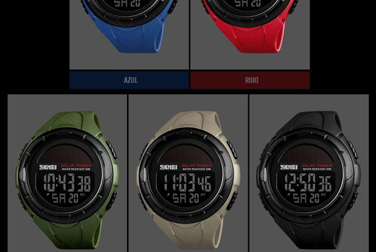 Reloj Solar Inteligente con Tecnología Electrónica - Image 6