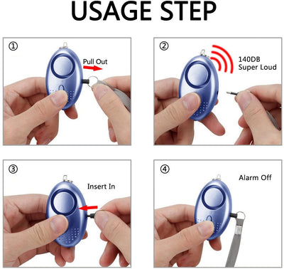 Alarma de Seguridad Personal con Linterna LED - Defensa Personal para Mujeres - Image 11