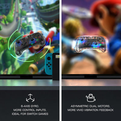 Control Inalámbrico Somatosensorial de 6 Ejes con Diseño Transparente - Image 13