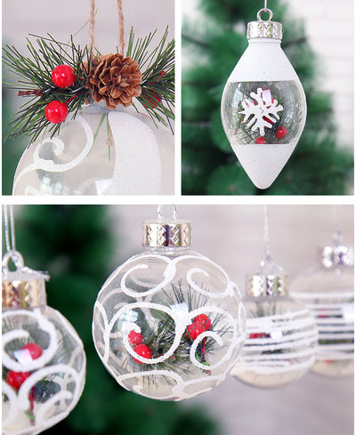 Bola de Navidad Decorativa 8cm - Plástico PET Pintado Premium - Image 35