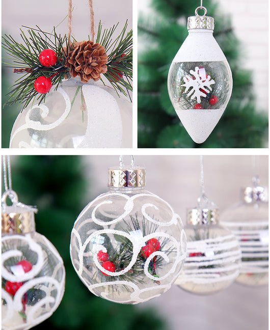Bola de Navidad Decorativa 8cm - Plástico PET Pintado Premium - Image 35