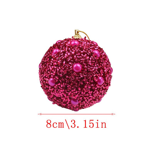 Adorno Navideño Bola Esponjosa con Colgante Decorativo - Image 9