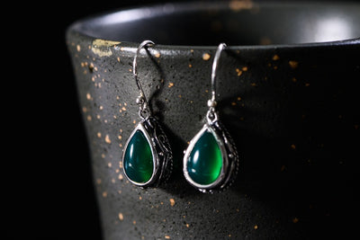 Aretes de Ágata en Forma de Gota - Diseño Elegante y Personalizado para Mujer - Image 10