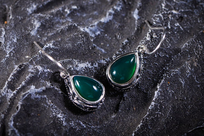 Aretes de Ágata en Forma de Gota - Diseño Elegante y Personalizado para Mujer - Image 12