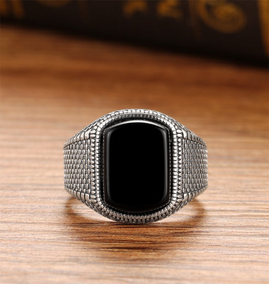Pulsera de Plata Esterlina 925 con Ágata Negra Deslumbrante - Image 7