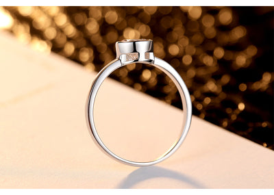 Anillo de Plata Elegante Ruili para Compromiso - Image 9
