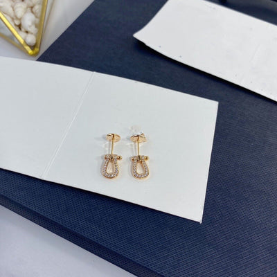 Aretes Herradura de Plata Esterlina 925 con Cierre de Presión - Image 15