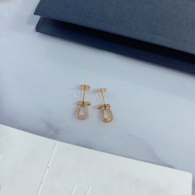 Aretes Herradura de Plata Esterlina 925 con Cierre de Presión - Image 17