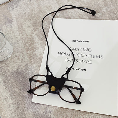 Cordón para Gafas de Cuero - Sujetador de Lentes con Clip Ajustable - Image 6