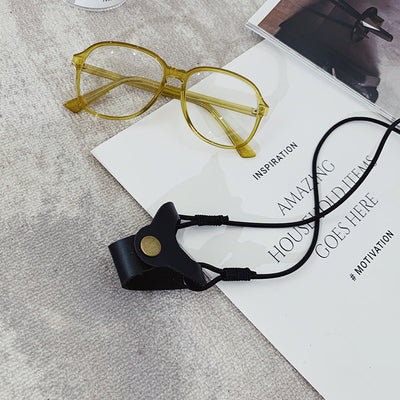 Cordón para Gafas de Cuero - Sujetador de Lentes con Clip Ajustable - Image 9