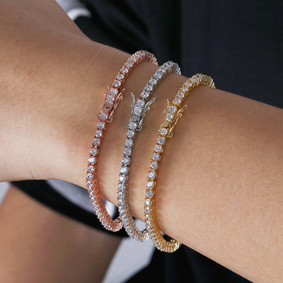 Pulsera para Hombre con Circonitas Incrustadas 3mm - Image 8