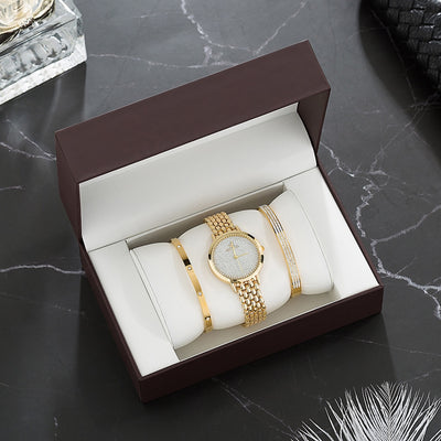 Conjunto de Reloj de Lujo para Mujer en Oro - Image 4