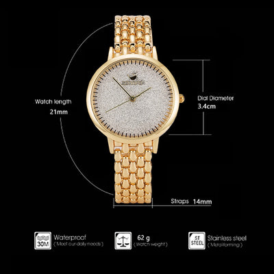 Conjunto de Reloj de Lujo para Mujer en Oro - Image 7