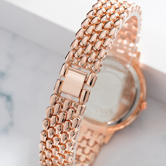 Conjunto de Reloj de Lujo para Mujer en Oro - Image 10