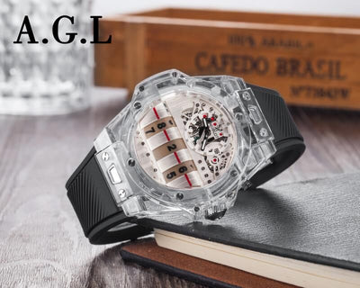 Reloj de Cuarzo con Caja Transparente - Image 3