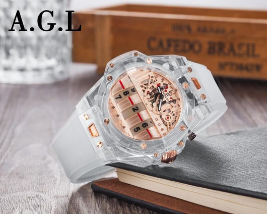 Reloj de Cuarzo con Caja Transparente - Image 6