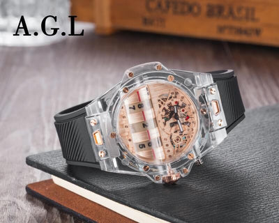 Reloj de Cuarzo con Caja Transparente - Image 7