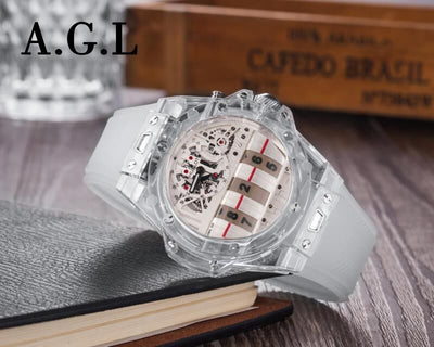 Reloj de Cuarzo con Caja Transparente - Image 8