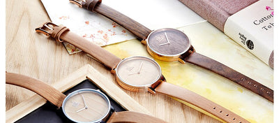 Reloj de Cuarzo para Mujer con Agujas de Madera - Image 6