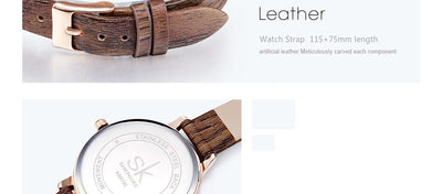 Reloj de Cuarzo para Mujer con Agujas de Madera - Image 14