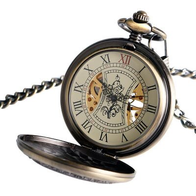 Reloj de Bolsillo Mecánico Manual Clásico - Image 7