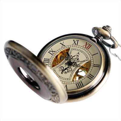 Reloj de Bolsillo Mecánico Manual Clásico - Image 8