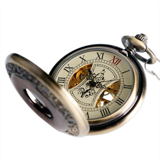 Reloj de Bolsillo Mecánico Manual Clásico - Image 8