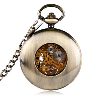 Reloj de Bolsillo Mecánico Manual Clásico - Image 11