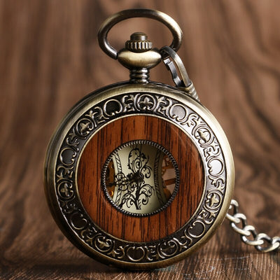 Reloj de Bolsillo Mecánico Manual Clásico - Image 12
