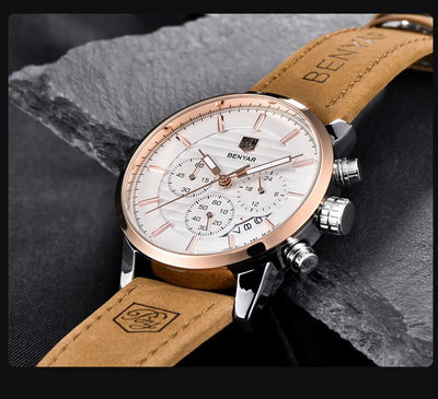 Reloj para Hombre con Tres Esferas y Correa Ajustable - Image 11