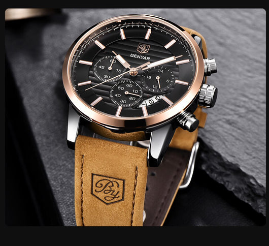 Reloj para Hombre con Tres Esferas y Correa Ajustable - Image 12