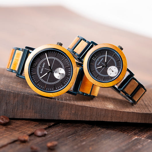 Reloj de Pareja en Madera - Diseño Minimalista y Elegante - Image 16