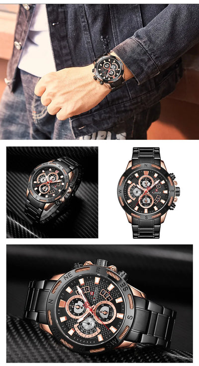 Reloj Multifuncional Resistente al Agua para Hombre - Image 16