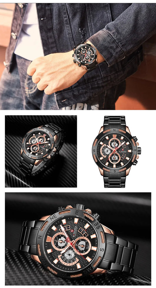 Reloj Multifuncional Resistente al Agua para Hombre - Image 16