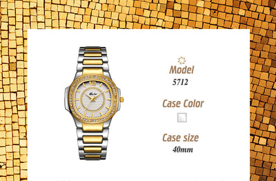 Reloj Casual para Mujer con Cristales Brillantes - Elegancia Diamantada - Image 3