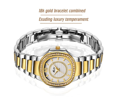 Reloj Casual para Mujer con Cristales Brillantes - Elegancia Diamantada - Image 6