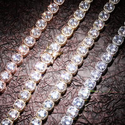 Collar Cuadrado Hip Hop con Circonitas Brillantes - Image 12